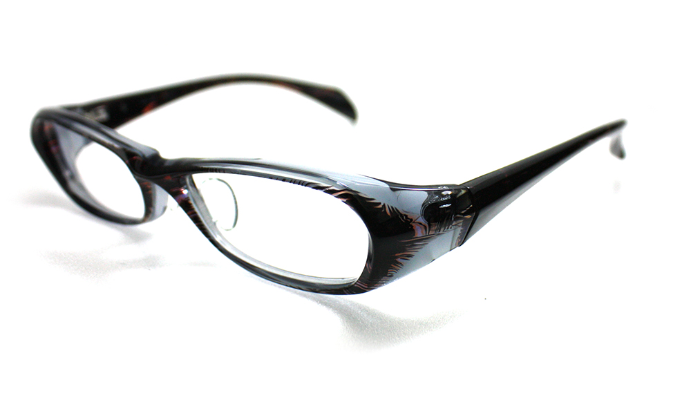 ジャポニスム JAPONISM JN-505 55□15 黒フレーム 黒縁 メガネ 眼鏡 ブラック系